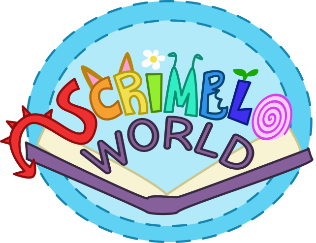 The logo for Scrimblo World.